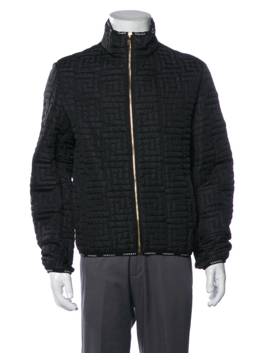 VERSACE - Quilted Zip-Up Puffer Jacket